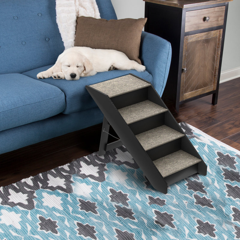 Escalier pliant pour chat et chien PETMAker, Gris