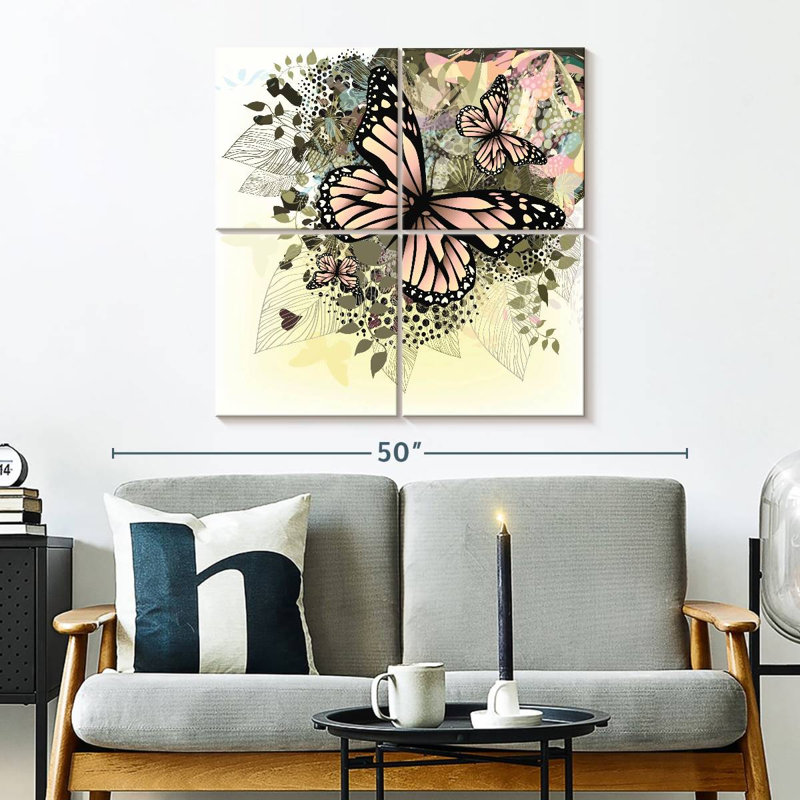 Brampt papillon Eden, H 32 po x l 32 po