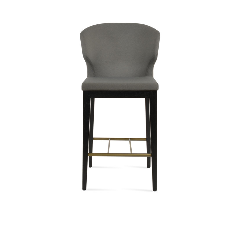 Tabouret de bar et de comptoir Amed, Gris, Tabouret de bar (siège d'une hauteur de 29 po)