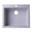 23.63'' L Single Bowl Granite Kitchen Sink-14644815