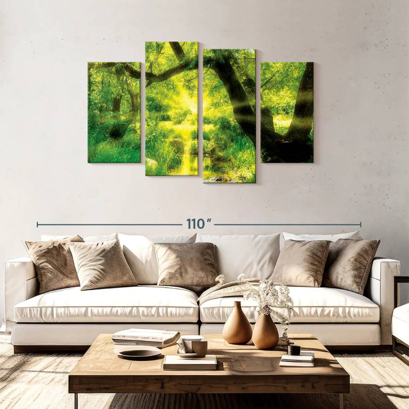 Kerrick Forest Sunburst, 48" H x 75" W