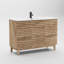 Ensemble de meuble-lavabo à simple cuve 48 "avec lavabo en résine, robinet, assemblage requis-250702347