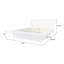 Lit plateforme blanc Chenell-790805119