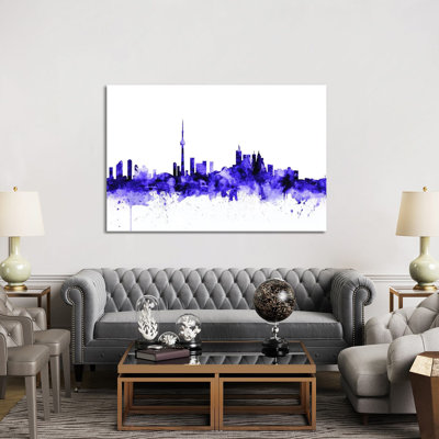 Toronto, Canada Skyline by Michael Tompsett - Wrapped Canvas Gallery-Wrapped Canvas Giclée