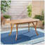 Acacia Wood 70" Dining Table-1441259931