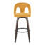 Tabouret tournant à hauteur fixe avec repose-pieds rond - ensemble de 2-129455912