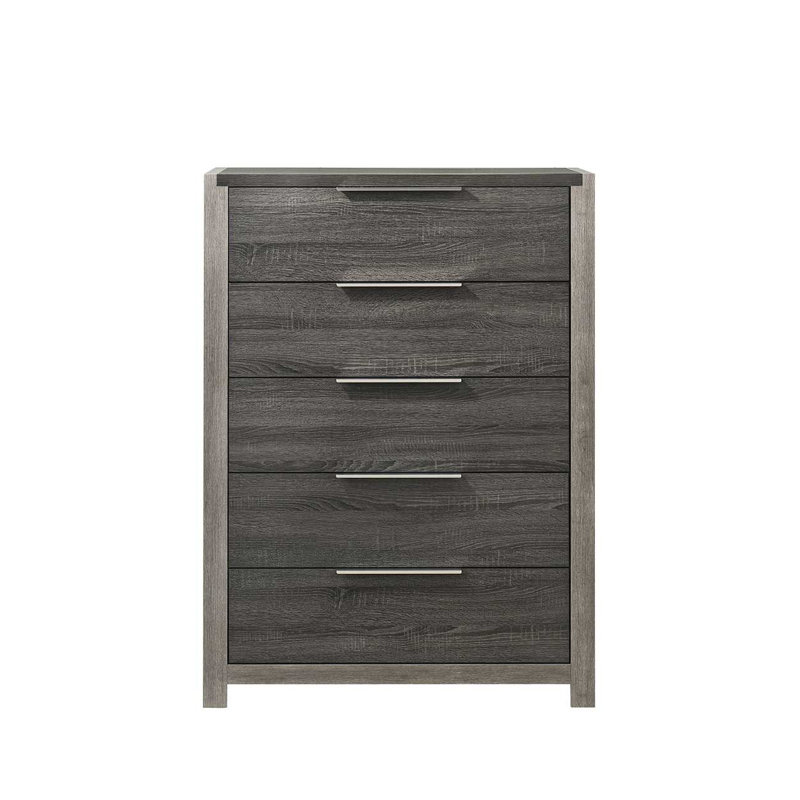 Lukas 5-Drawer Chest with Wood Glides