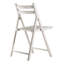 Ensemble de chaises pliantes à lattes en bois massif 4 pièces Robin au fini blanc, H 32,28 po x P 20,1 po x l 17,64 po-1980580873
