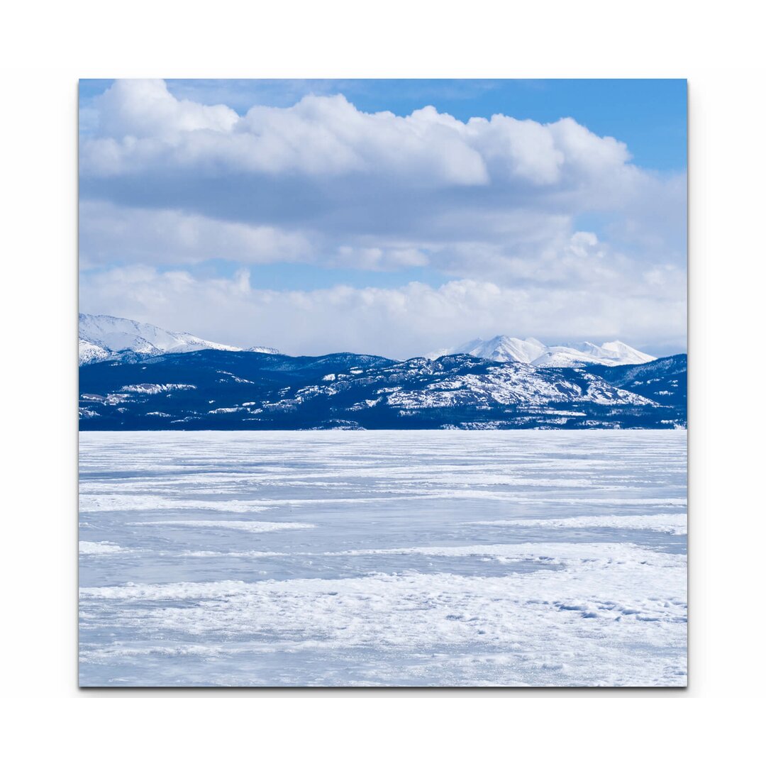 Leinwandbild Kalte Winterlandschaft in Kanada