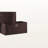 Finnian 3-Piece Foldable Fabric Basket Set in Brown, 10.07'' H X 22.78'' W X 9.98'' D-2082361542-2082361543