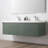 60" Wall Mounted Double Bathroom Vanity with Acrylic Vanity Top and 2 Side Cabinets-1009980840