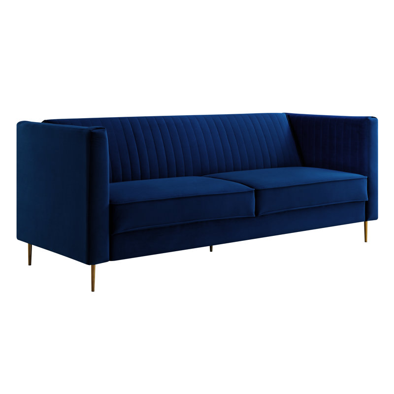 Augie 3 Seater Sofa Bed, Blue