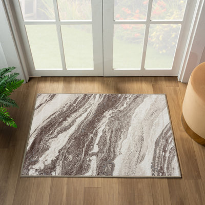 Tapis abstrait en marbre Alayana