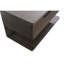 Table de chevet flottante Manado brun foncé