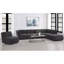 Fauteuil d'appoint rembourré en tissu anthracite foncé