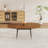 Walnut Oval Extendable Dining Table for 6-10 People