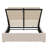 Full Size Upholstered Platform Bed With A Hydraulic Storage System - Beige