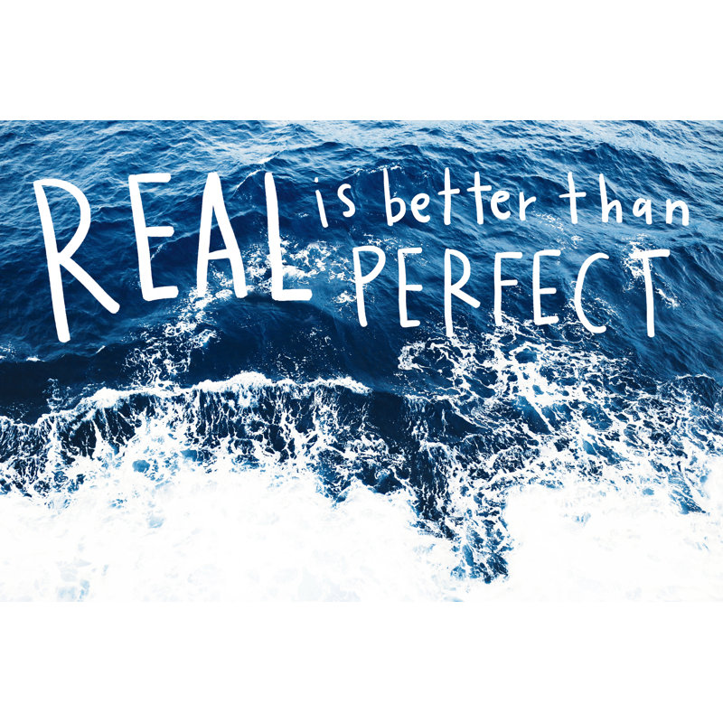 Real Perfect Water - Wrapped Canvas Print, 30cm H x 46cm W x 3.8cm D