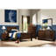 Lit traditionnel en teinture, avec tête de lit et rails pour lit de chambre teinté, taille-295446452-295446455