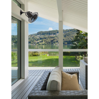 Anegam 13" Oscillating Wall Mounted Fan