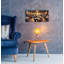  «Date Night In Vintage New York» par Rey Klimt, art mural en verre acrylique, 24 po x 12 po