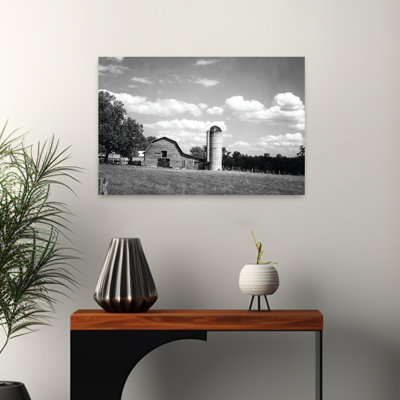 Peaceful Farm Abstract Contemporary Landscape Architecture Art