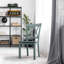 Aloyzas 46cm H Solid Wood Slat Back Side Chair in Green