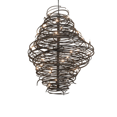 Lustre géométrique 36 lumières