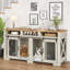 Meuble télé 71 po avec diviseur amovible pour grand chien 71 po et 3 compartiments de rangement-114628611