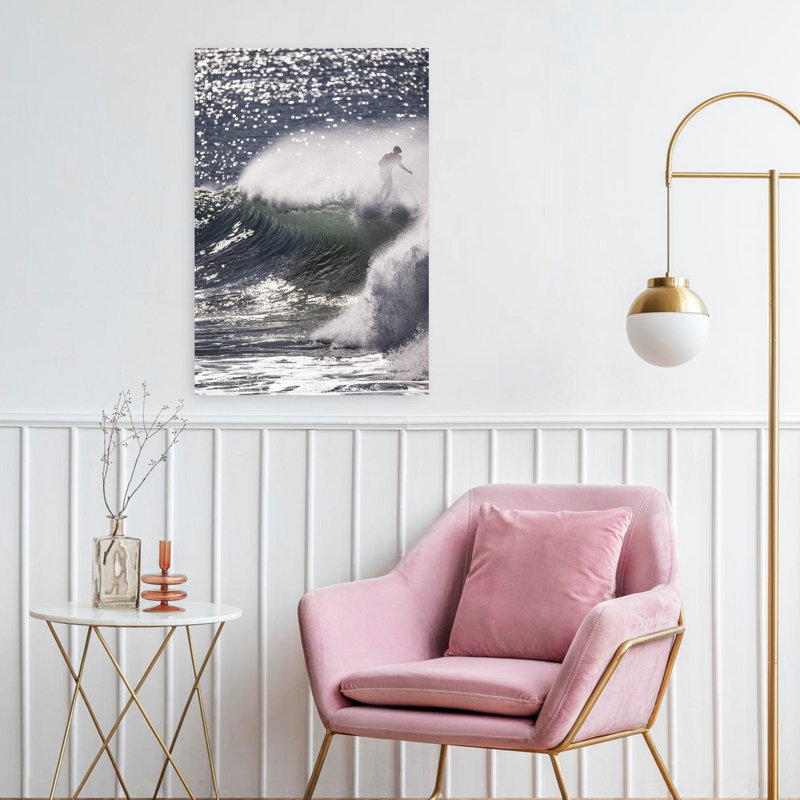 Contemporary Art Energetic Contemporary Coastal Nature Art by Shot By Clint - Wrapped Canvas Print, 60.96 cm H x 40.64 cm W