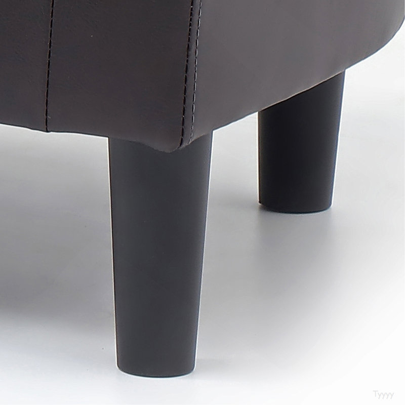 Chaise Salem G00203-C + repose-pieds, brun foncé, Dark Brown