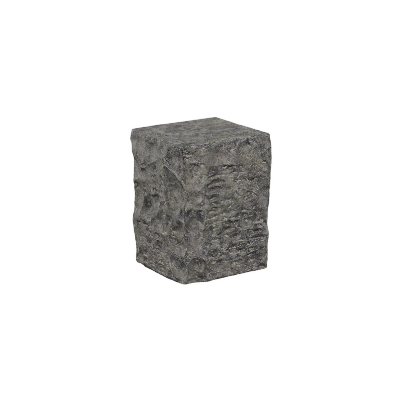 Cast Stone Pedestal Figurine, 18"H x 13" W x 13" D