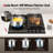 24 in. 4 Burners Gas Cooktop in Black Enamel with Griddle, NG/LPG Convertible, ETL Certified-119276329