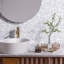 10.5" x 10.5" Bubble Art Random Marble Look Mosaic Wall Tile-1855641240