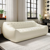 Neascu 78.7'' Faux Leather Sofa