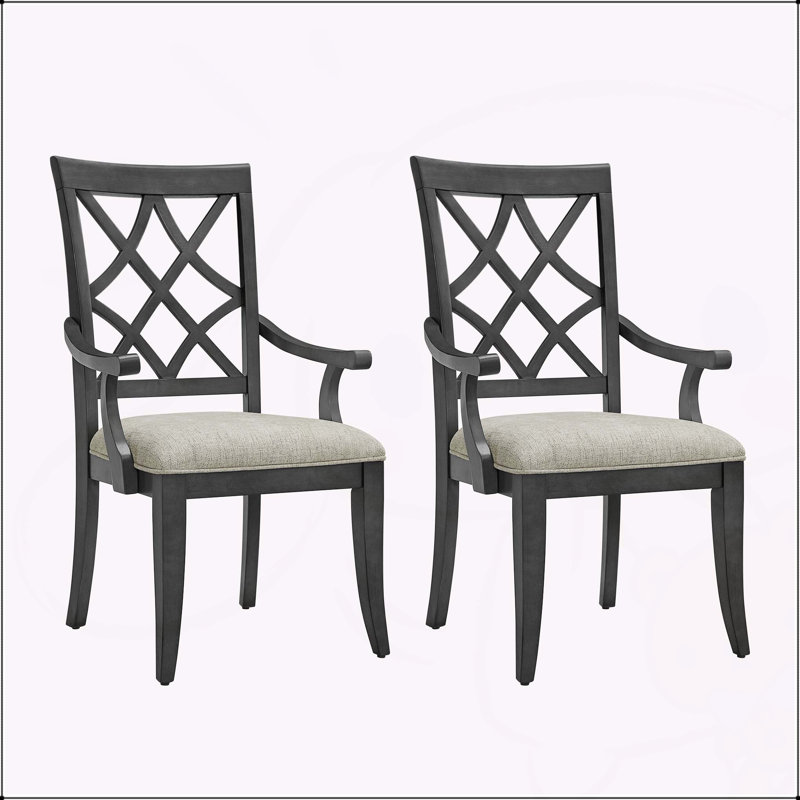 Ensemble de deux chaises de salle à manger Mid Century, Chêne foncé