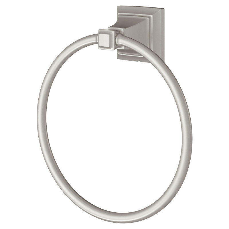 Town Square S Towel Ring, Brushed Nickel