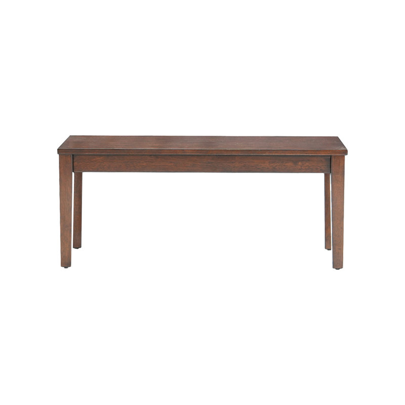 Lynfield Dining Room Bench With Solid Wood Seat, Espresso
