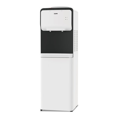 Soopyk Top Load Water Dispenser for 5 Gallon Bottle with Storage Cabinet White