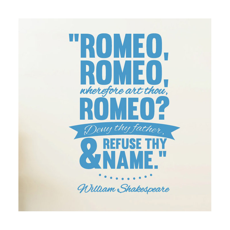 Wall Decal, Blue, Large