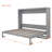 Friel Foldable Murphy Bed with Storage Cabinet & Wooden Frame-112814841-126304186