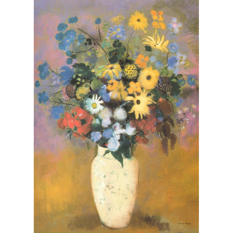 Vase de fleurs, 144, H 24 po x l 17 po