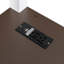 Lit mezzanine avec bureau, tablette ouverte et boîte de rangement, station de charge USB