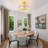 20" Caged Ceiling Fans With Lights, Gold Fandelier Ceiling Fan With Light, Mid Century Chandelier Ceiling Fan With Remote Control, 6 Speeds For Bedroom, Nursery, Living Room-154615853