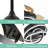 Brynnly 42" Retractable DC Motor Ceiling Fan with LED Lights, Remote 3-Color 6-Speed-947024745