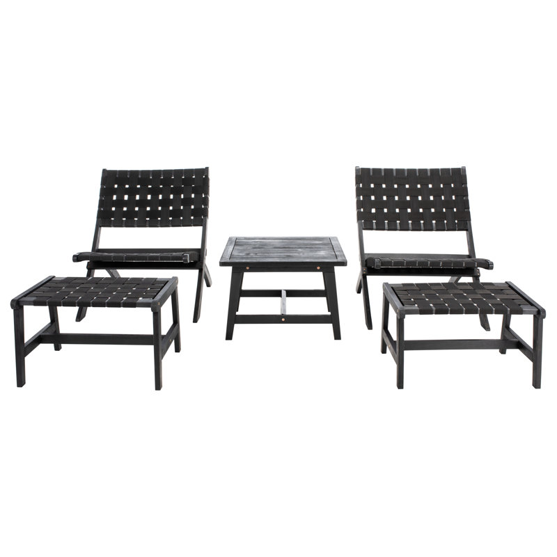 Bosch 2 - Person Outdoor Seating Group, Black