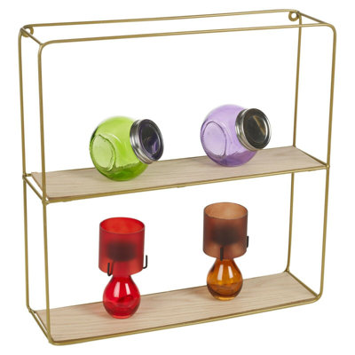 Anacletus 2 Piece Floating Shelf