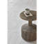 Solid Wood Pedestal End Table