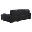 Canapé-lit Montero Charcoal-Black Montero