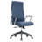 Hilton High-Back Ergonomic Faux Leather Executive Office Chair with Padded Arms, Swivel Base & Tilt Lock – Modern Adjustable Desk Chair for Home Office or Conference Room-1266761939